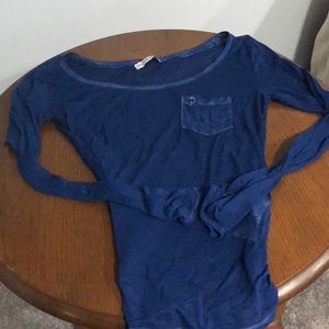 Abercrombie sheer long sleeve top 💙💙💙💙